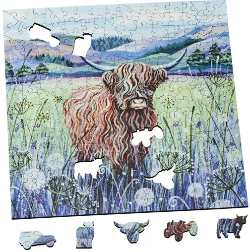 Scottish Cow Jigsaw Puzzle
