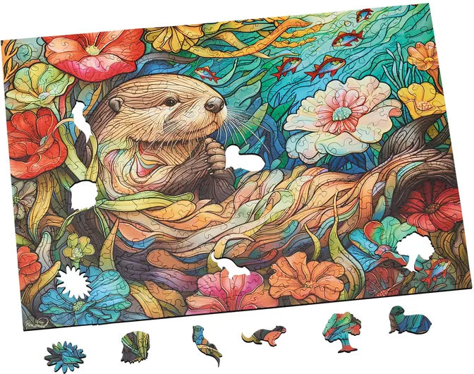 Otter Oasis Jigsaw Puzzle
