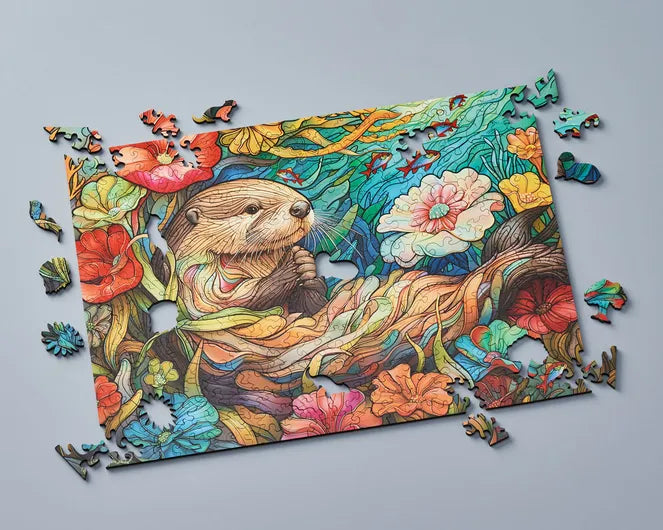 Otter Oasis Jigsaw Puzzle