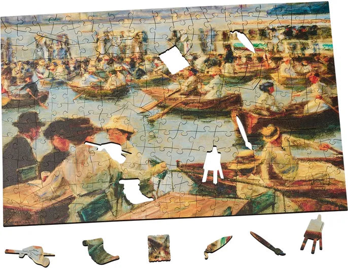 On The Alster, Hamburg Jigsaw Puzzle