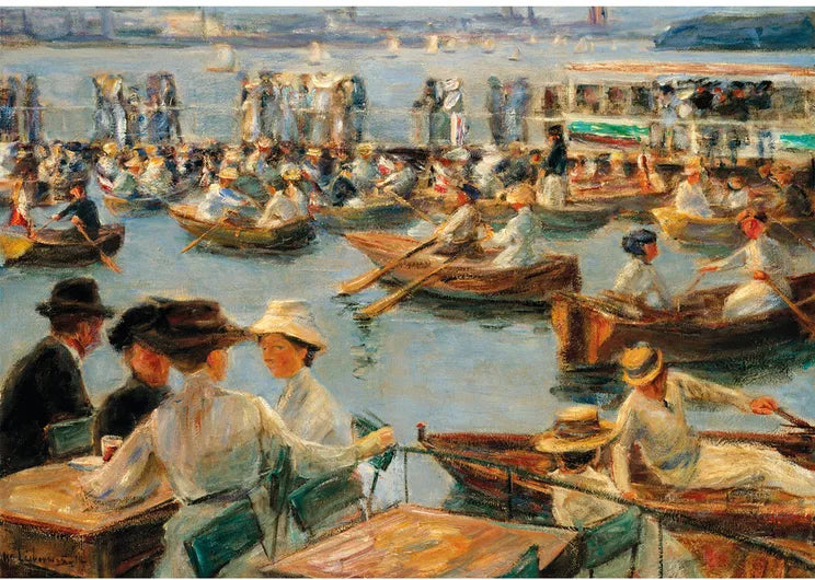 On The Alster, Hamburg Jigsaw Puzzle