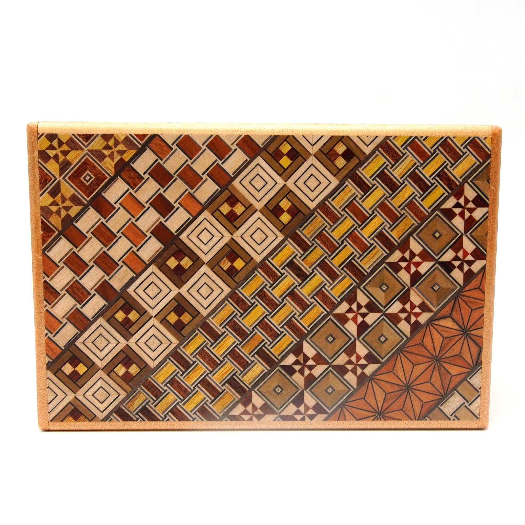 Japanese Puzzle Box - 5 Sun 14 Steps - Yosegi/ Ichimatsu