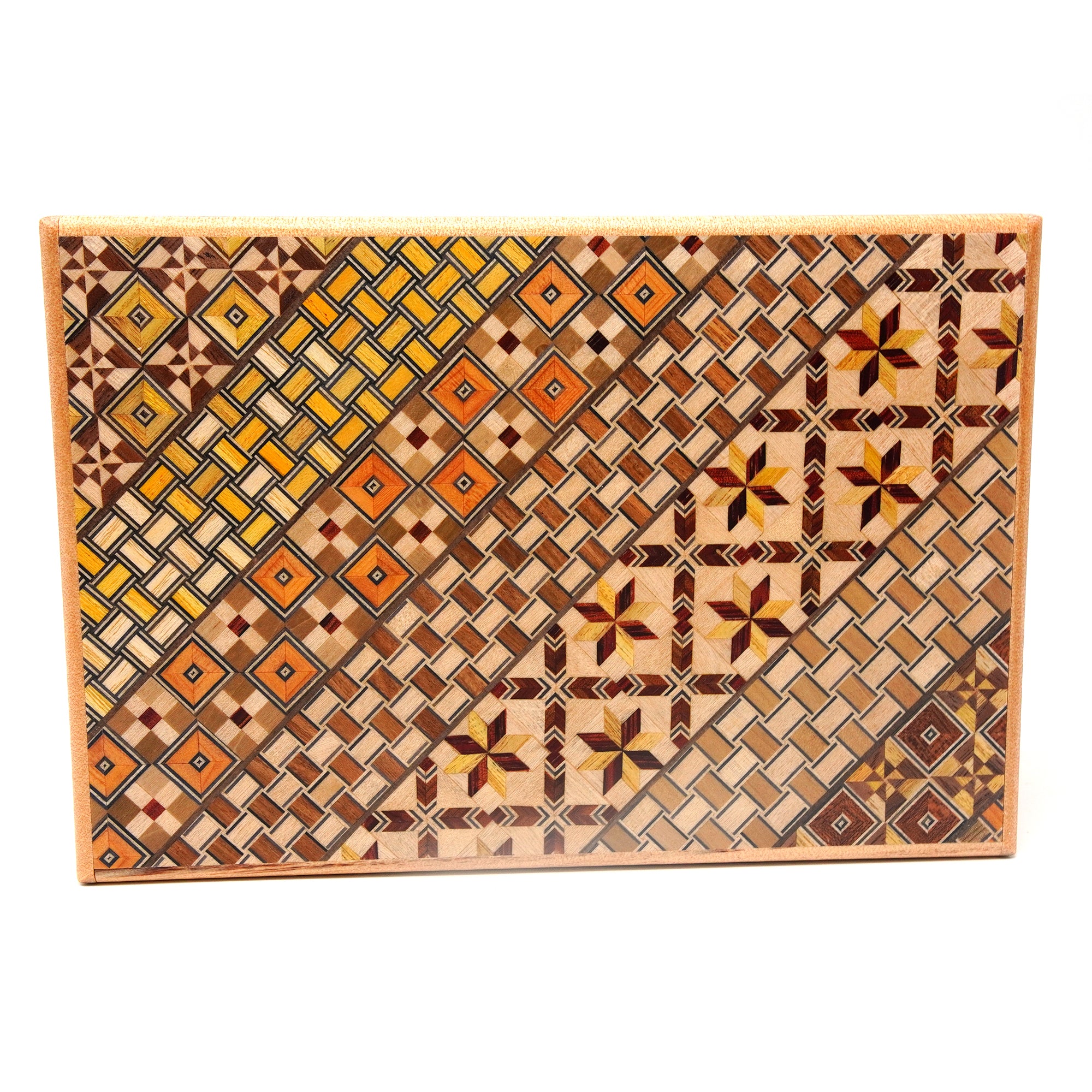 Japanese Puzzle Box - 6 Sun 18 Steps - Yosegi/ Ichimatsu