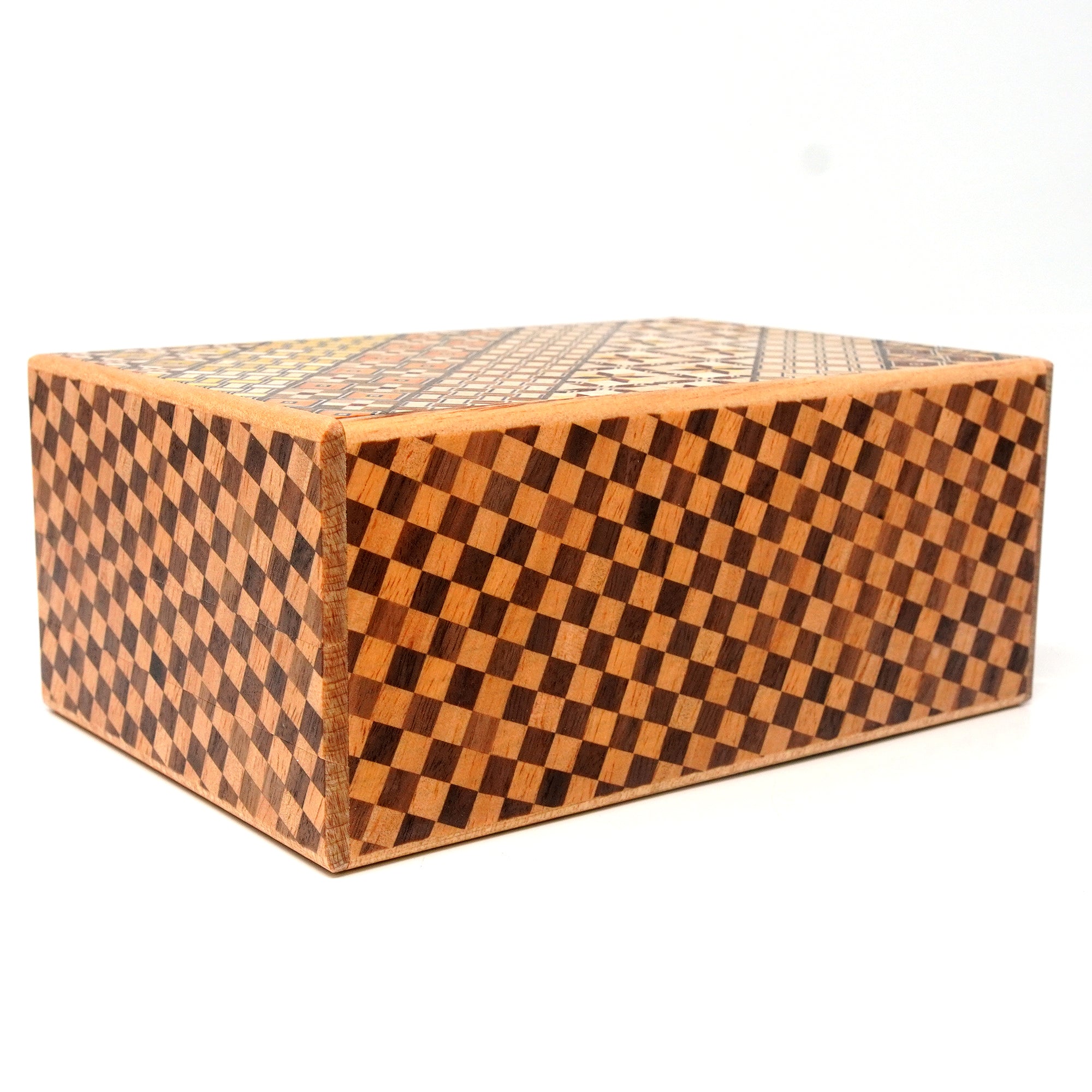 Japanese Puzzle Box - 6 Sun 18 Steps - Yosegi/ Ichimatsu
