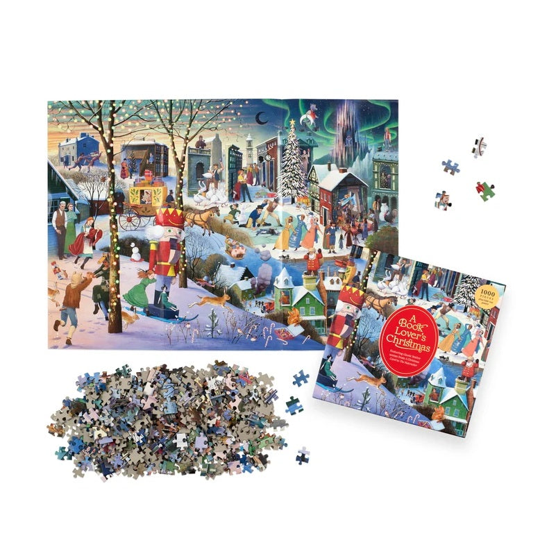 A Book Lover's Christmas Jigsaw - 1000 Piece