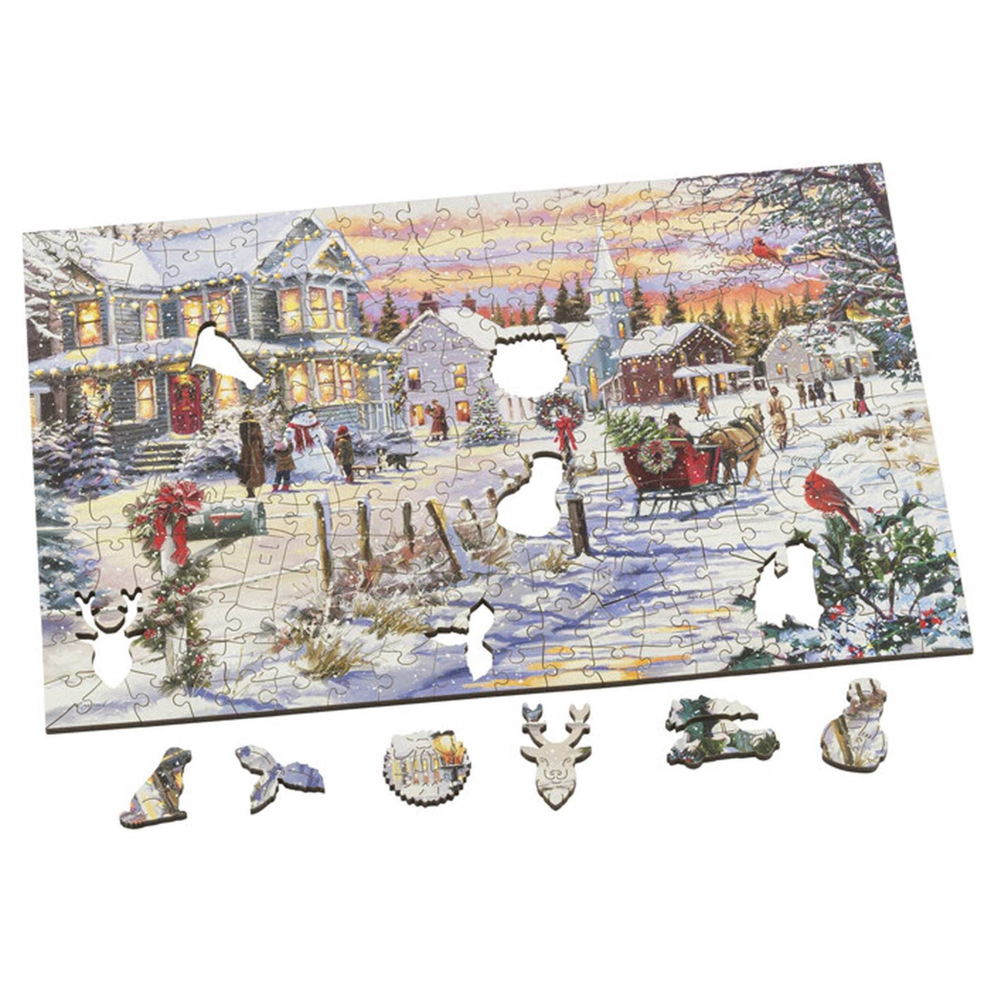 Bringing Home The Tree Jigsaw Puzzle