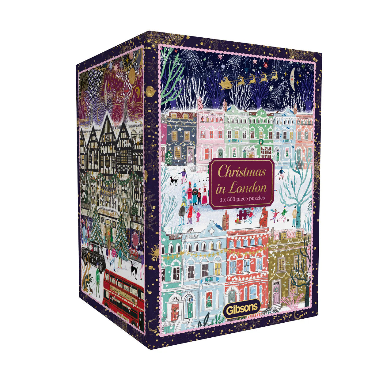 Christmas In London Jigsaws - 3 x 500 Pieces