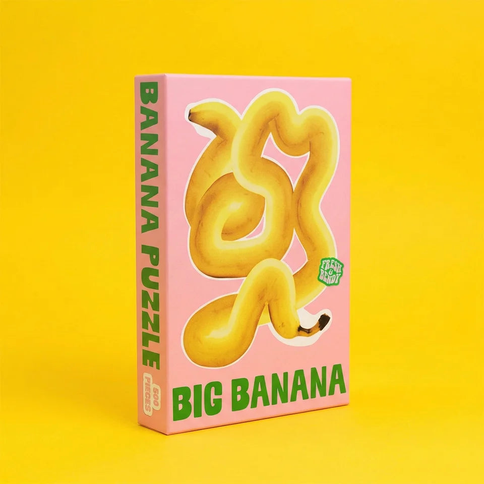Big Bendy Banana Shaped Jigsaw - 500 Pieces