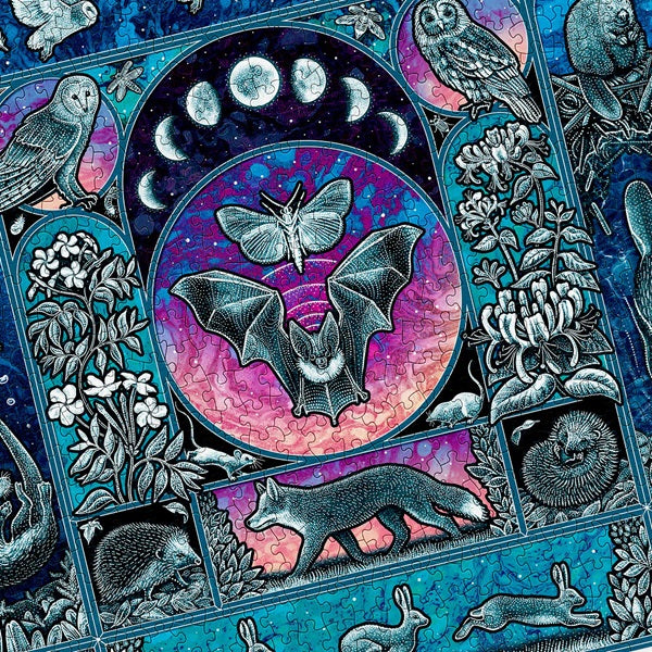 Nocturnal Glow in the Dark Jigsaw Puzzle - 1000 Pieces