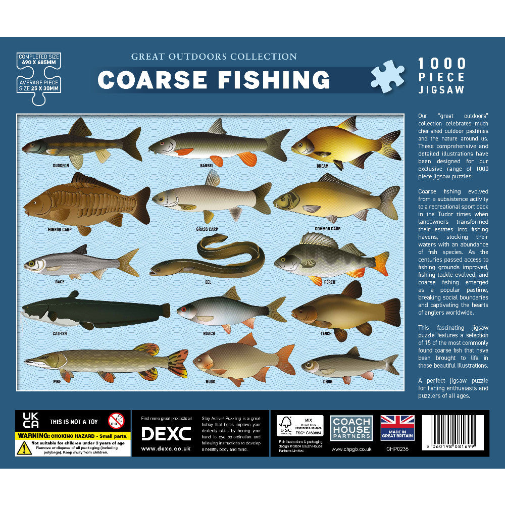 Coarse Fishing Jigsaw - 1000 Pieces