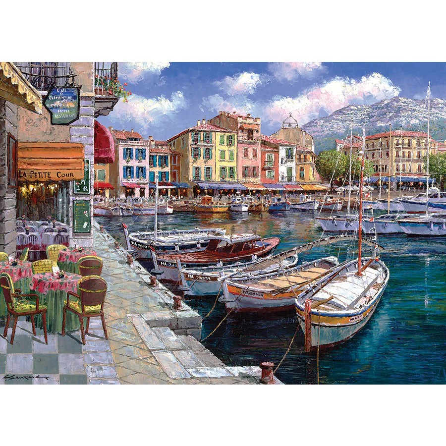 Cafe In Cassis Jigsaw - 1000 Pieces
