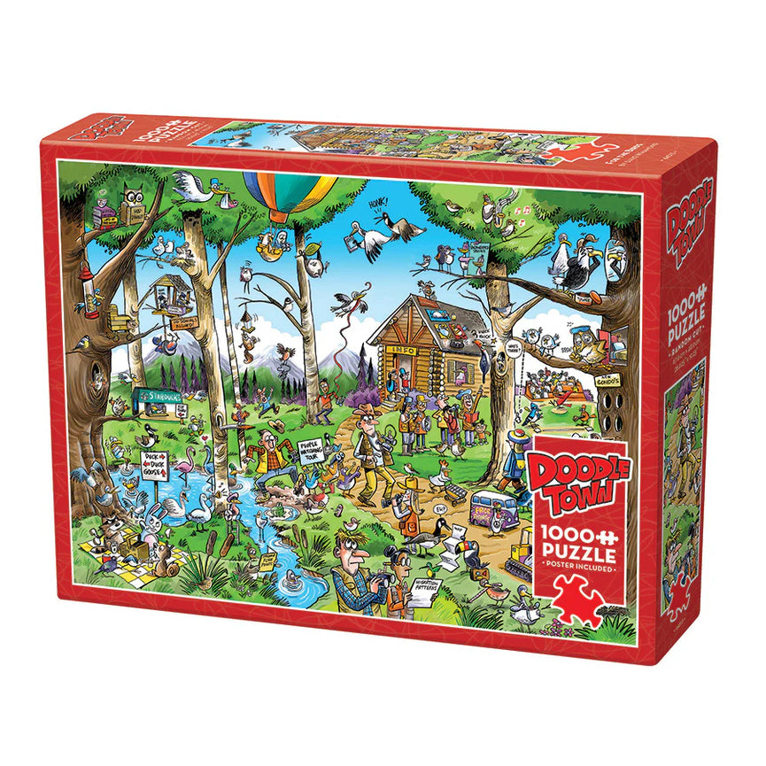 Doodletown: Birdwatcher's Paradise Jigsaw - 1000 Pieces