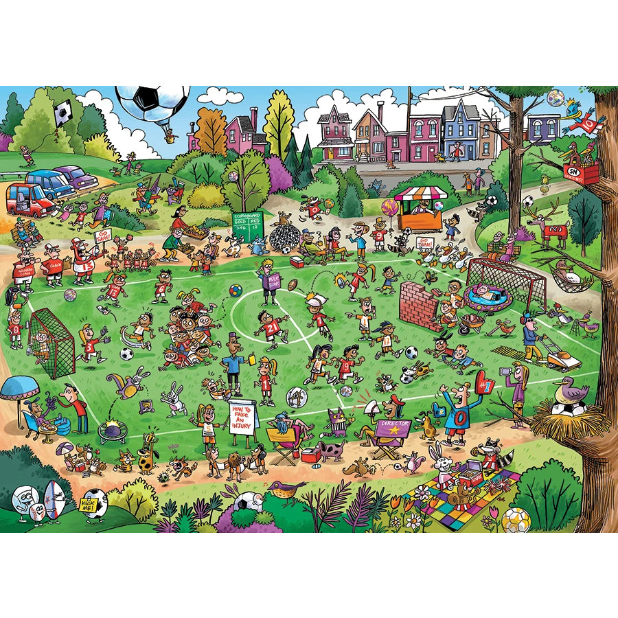 Doodletown: Offside Antics Jigsaw - 1000 Pieces