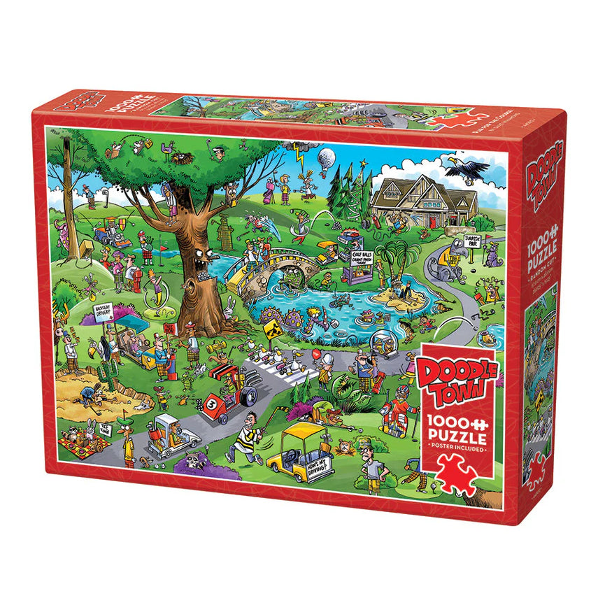 Doodletown: Par For The Course Jigsaw - 1000 Pieces
