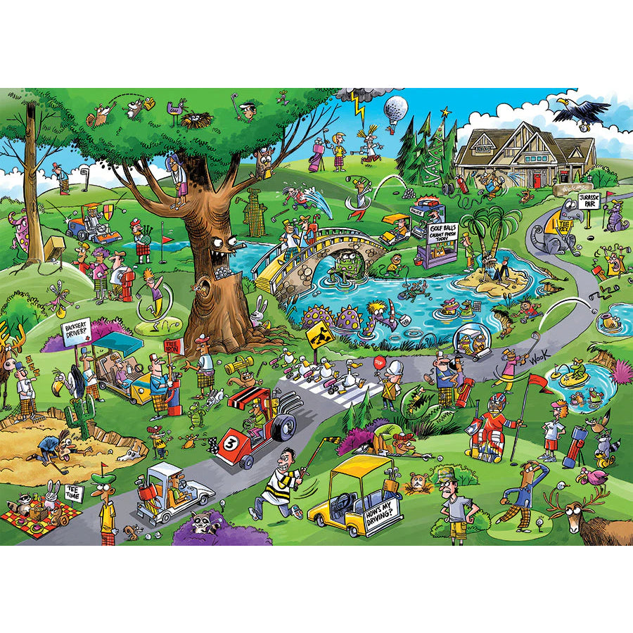 Doodletown: Par For The Course Jigsaw - 1000 Pieces