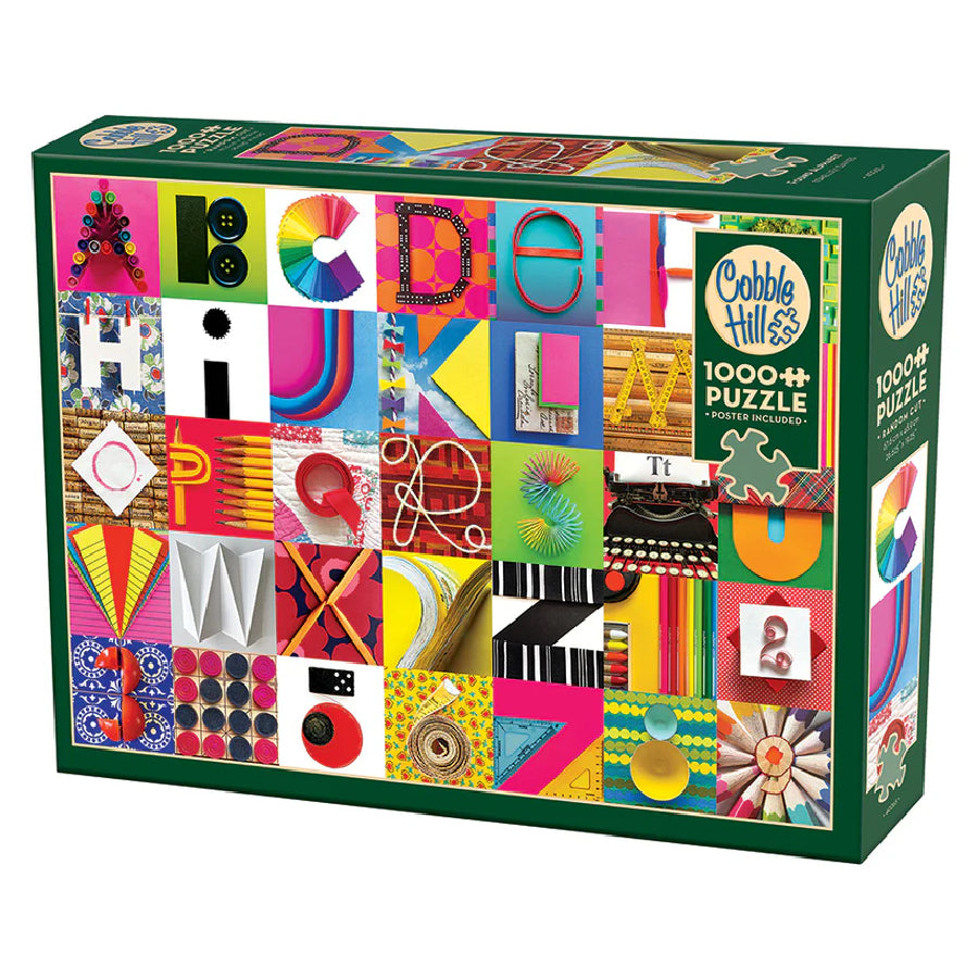 Found Alphabet Jigsaw - 1000 Pieces