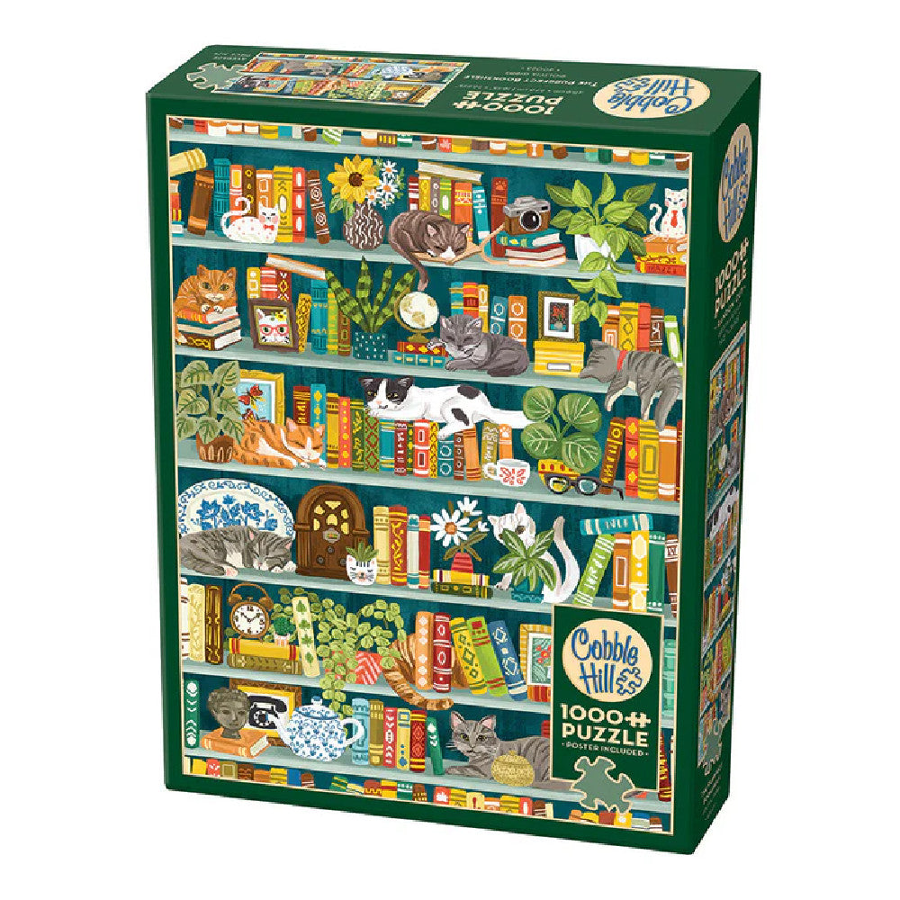 The Purrfect Bookshelf Jigsaw - 1000 Pieces