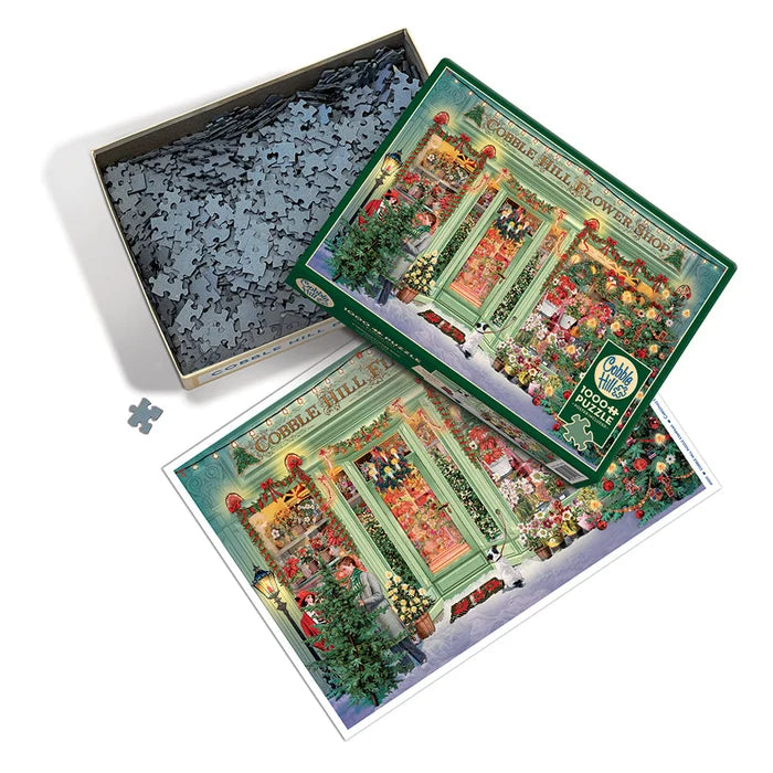 Christmas Flower Shop Jigsaw - 1000 Pieces