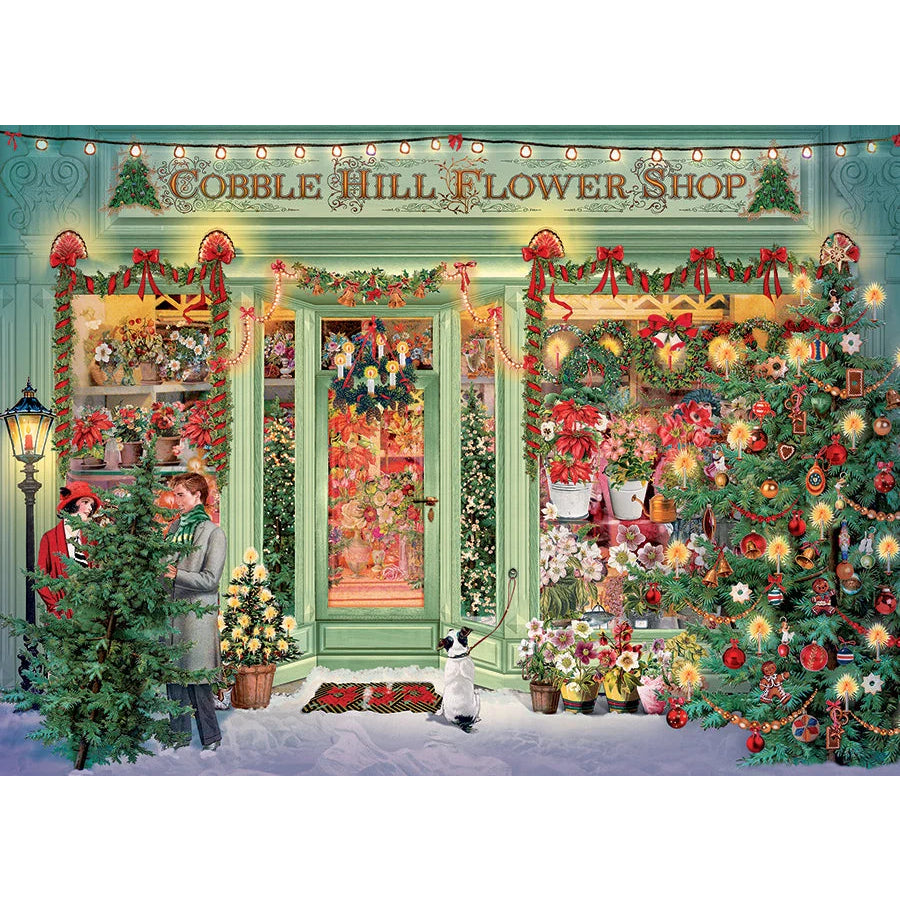 Christmas Flower Shop Jigsaw - 1000 Pieces