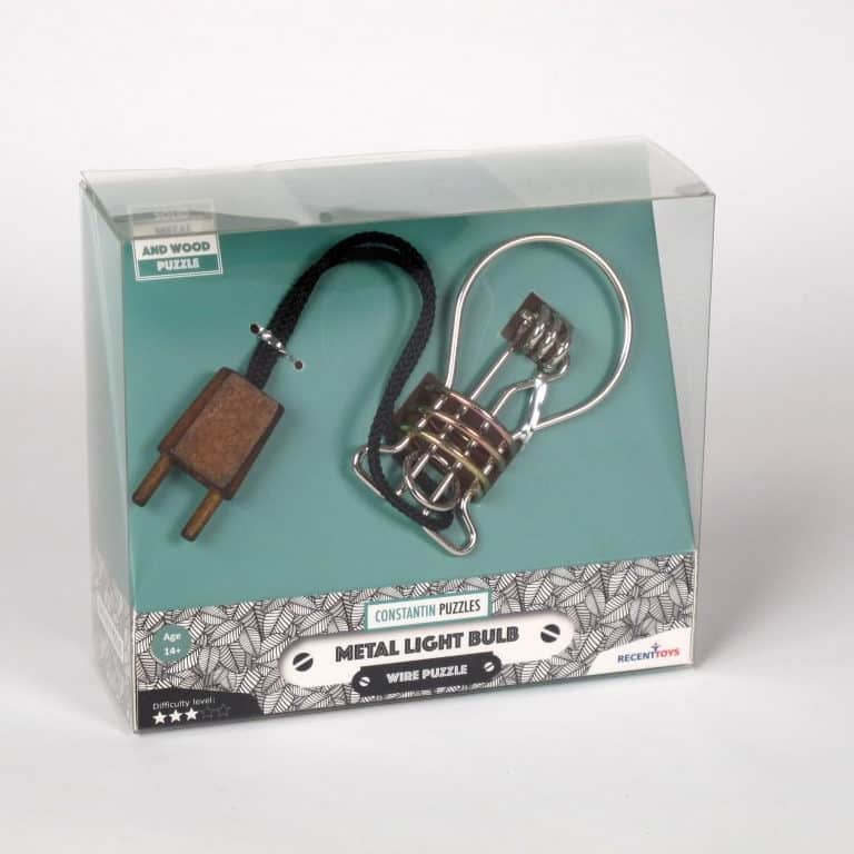 Metal Light Bulb Puzzle