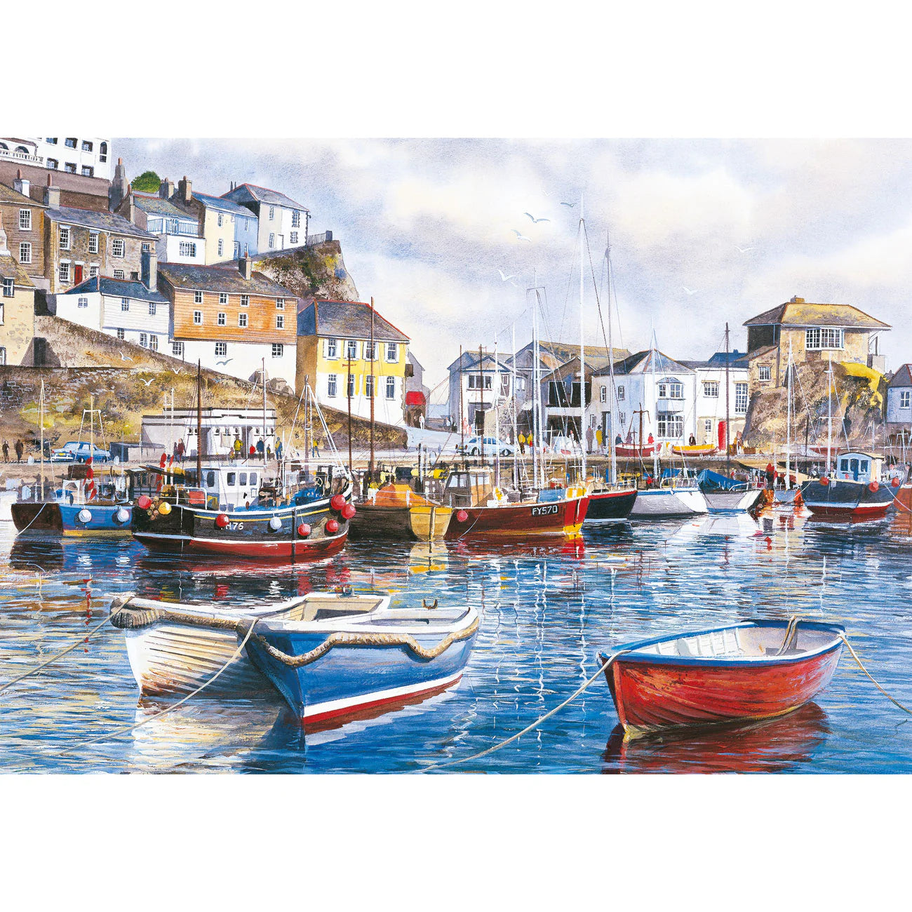 Cornwall By The Sea Jigsaws - 4 x 500 Pieces