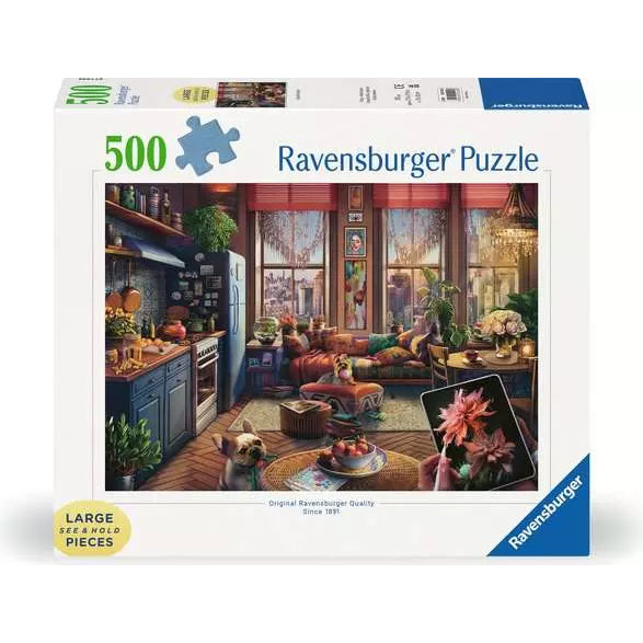 Cozy Boho Studio Jigsaw - 500 Pieces