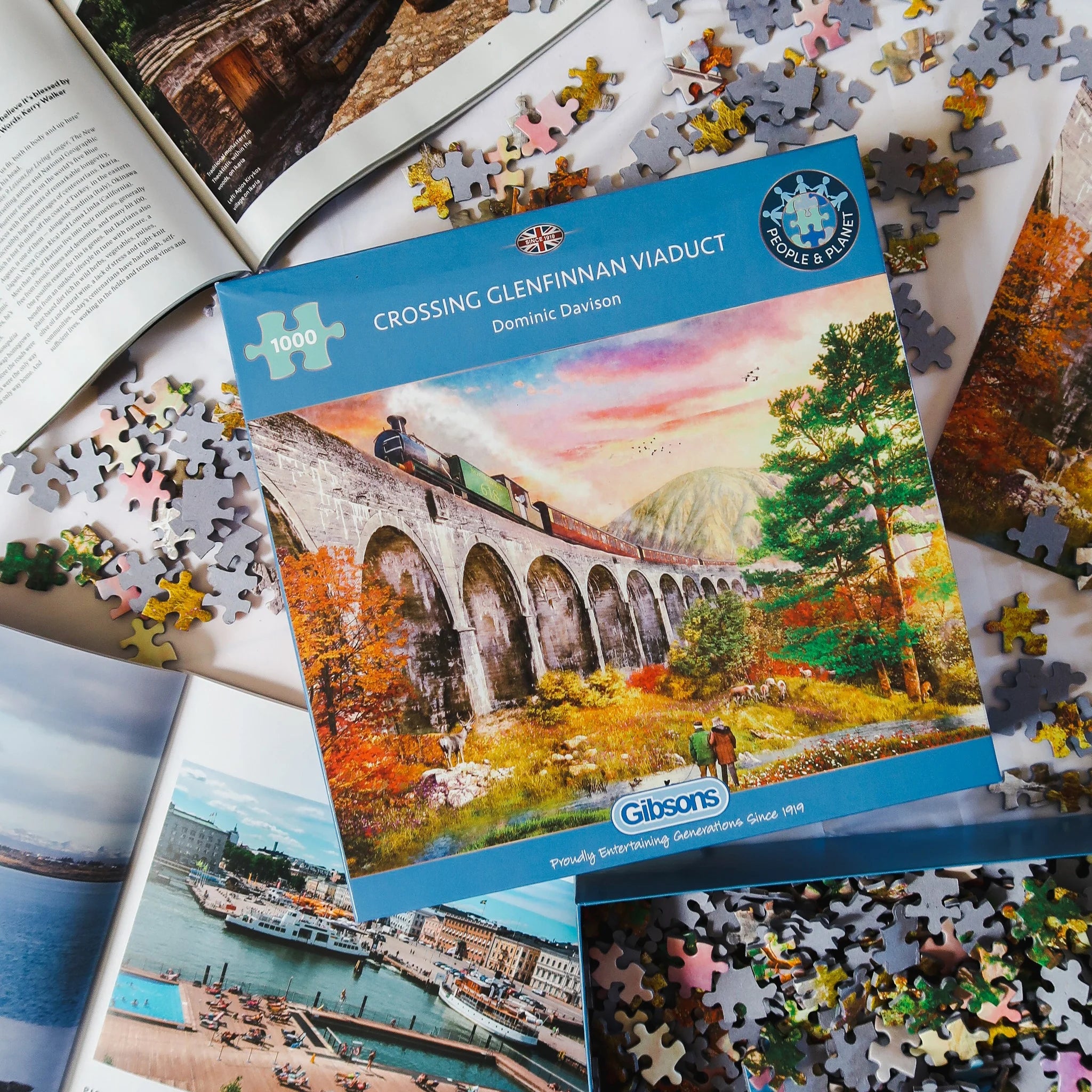 Crossing Glenfinnan Viaduct Jigsaw - 1000 Pieces