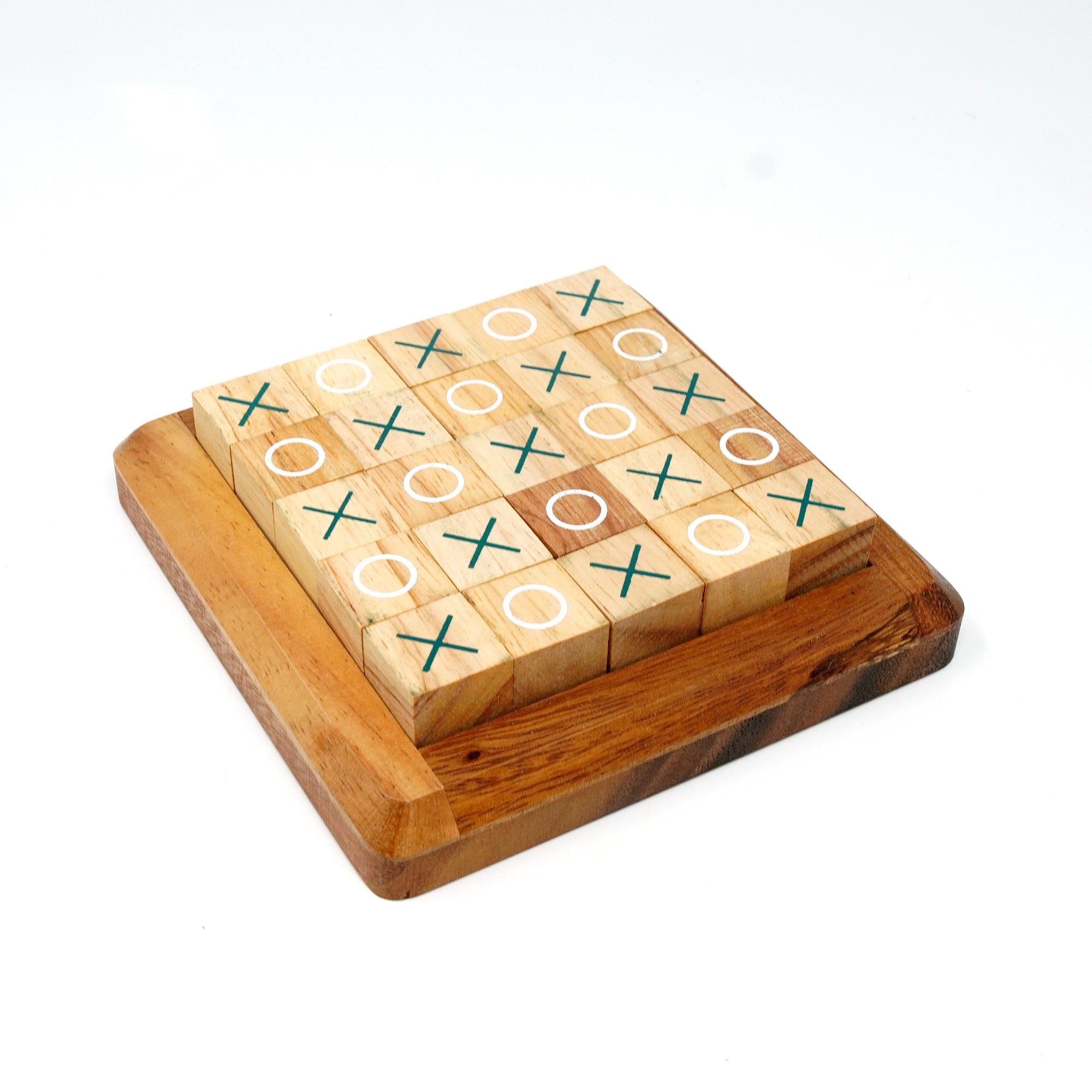 Five in a Row Wooden Game