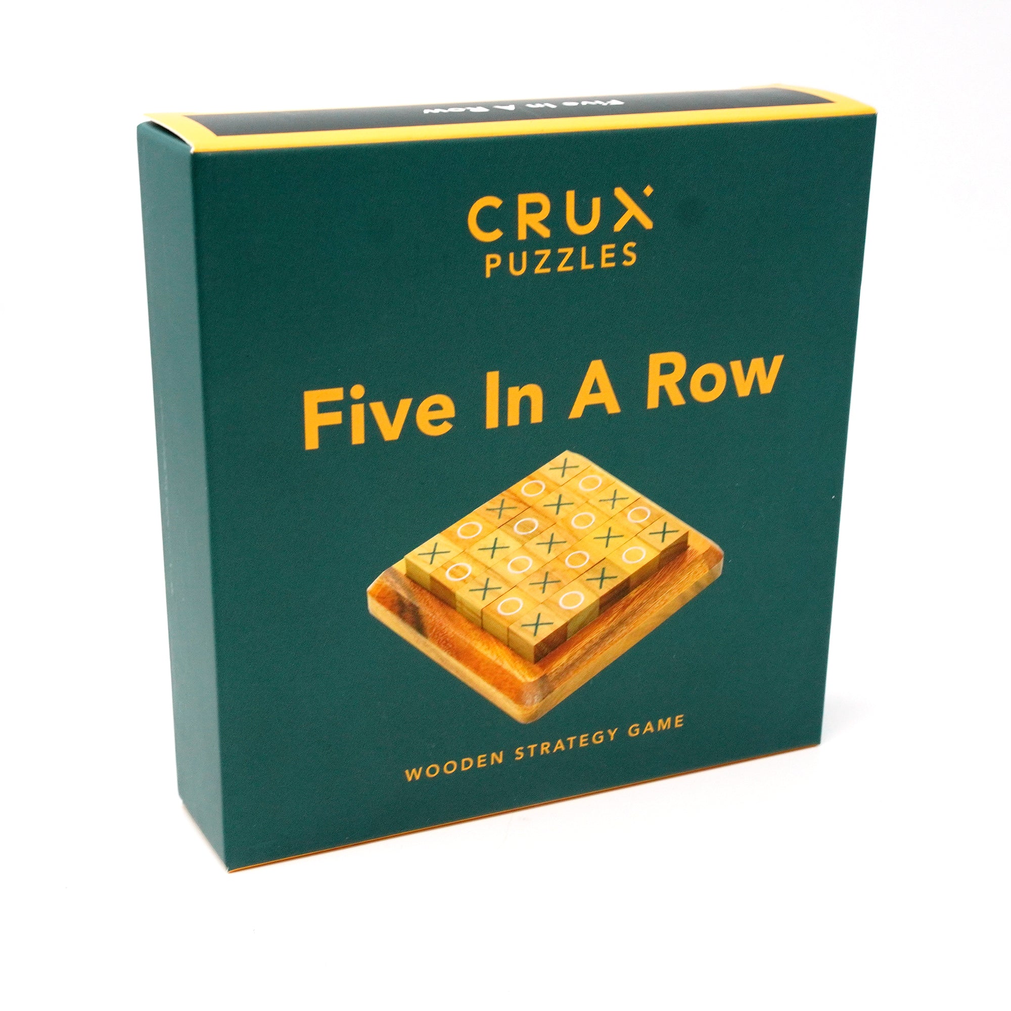 Five in a Row Wooden Game