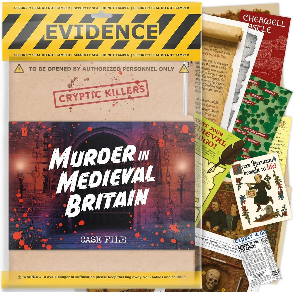 Murder in Medieval Britain Cold Case Puzzle