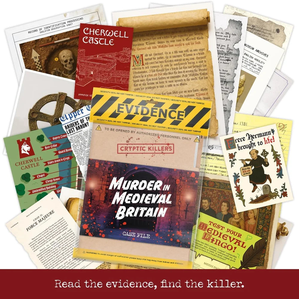 Murder in Medieval Britain Cold Case Puzzle