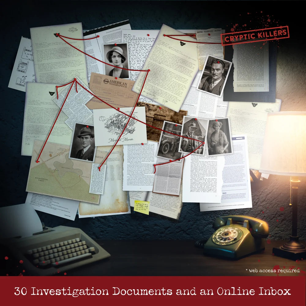 Murder at Merivale Manor Cold Case Puzzle