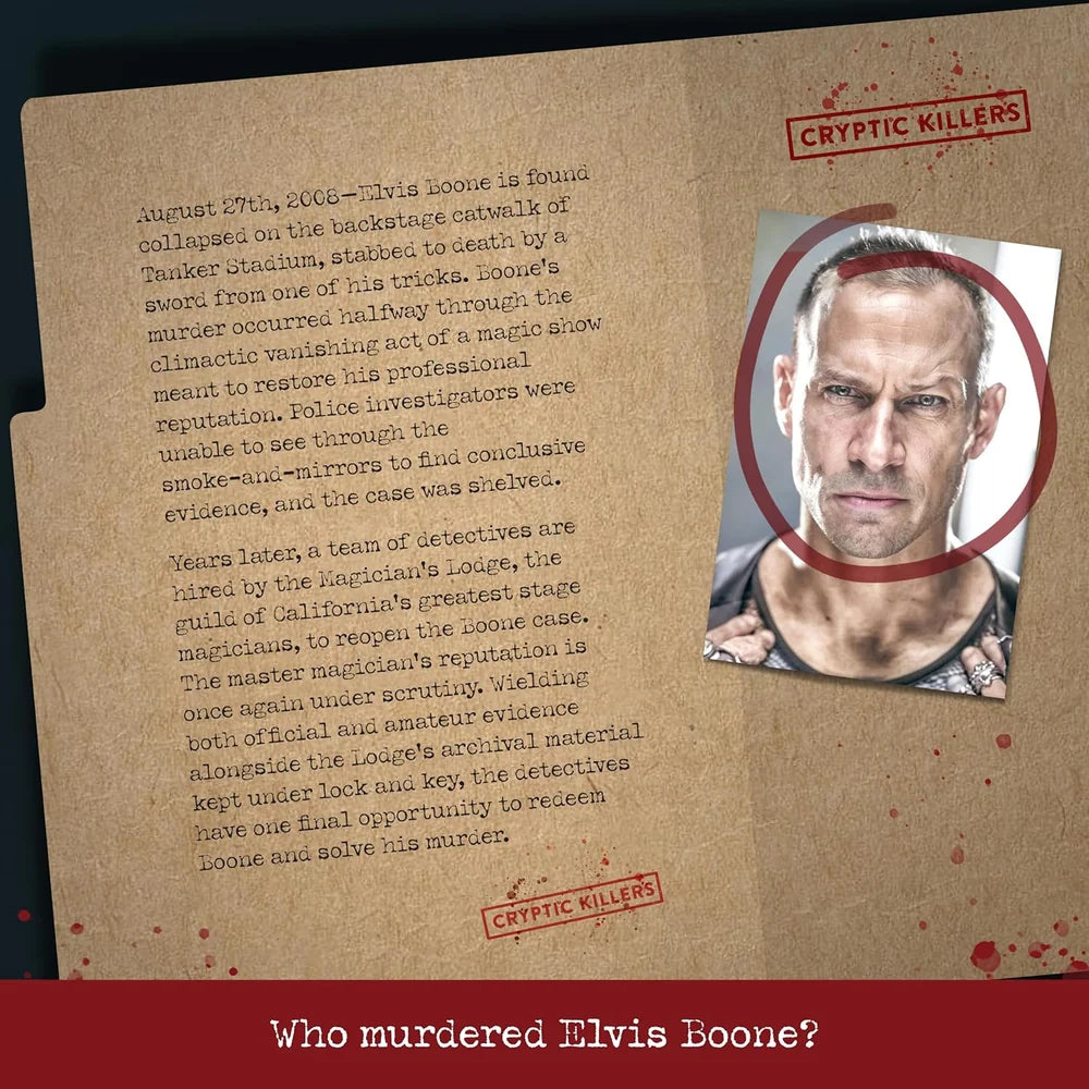 Murder of a Magician Cold Case Puzzle