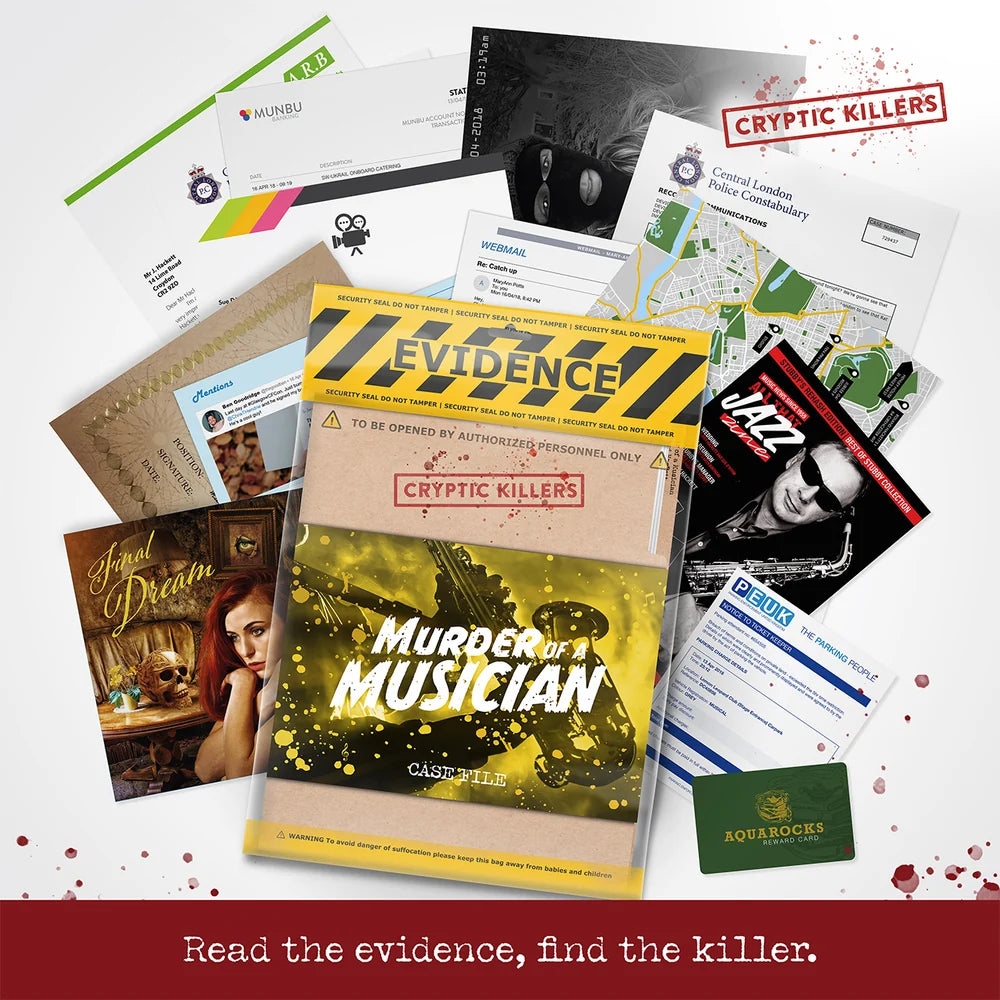 Murder Of A Musician Casino Cold Case Puzzle