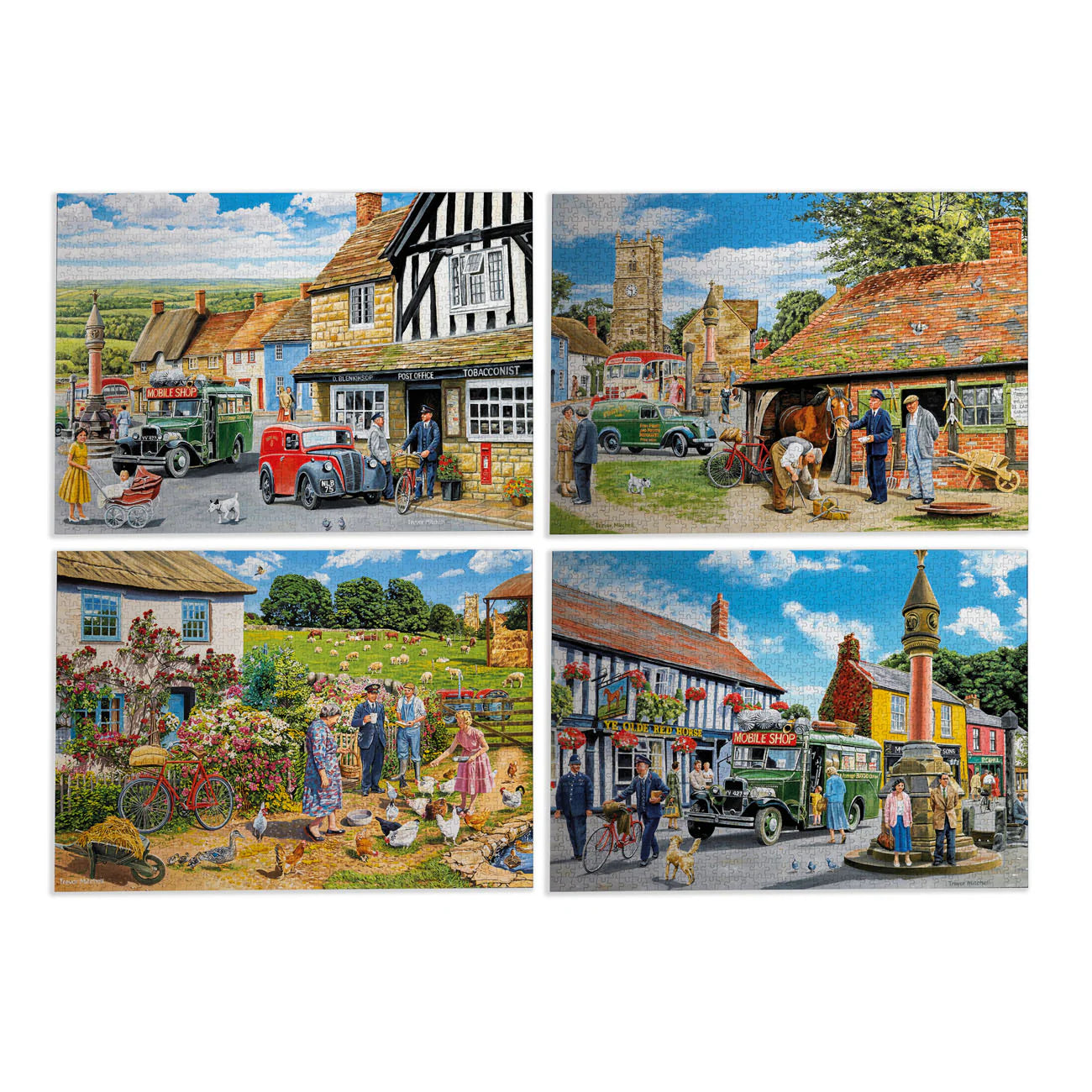 Daily Deliveries Jigsaws - 4 x 500 Pieces