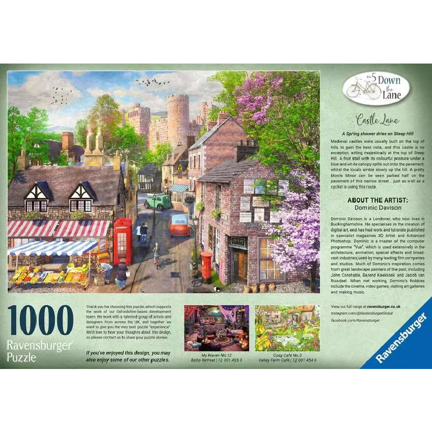 Castle Lane Down The Lane No. 5 Jigsaw - 1000 Pieces