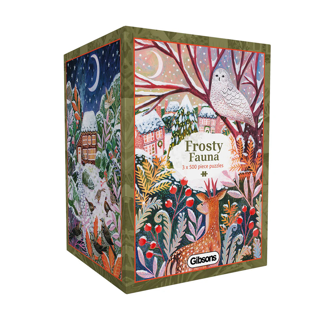 Frosty Fauna Jigsaws - 3 x 500 Pieces