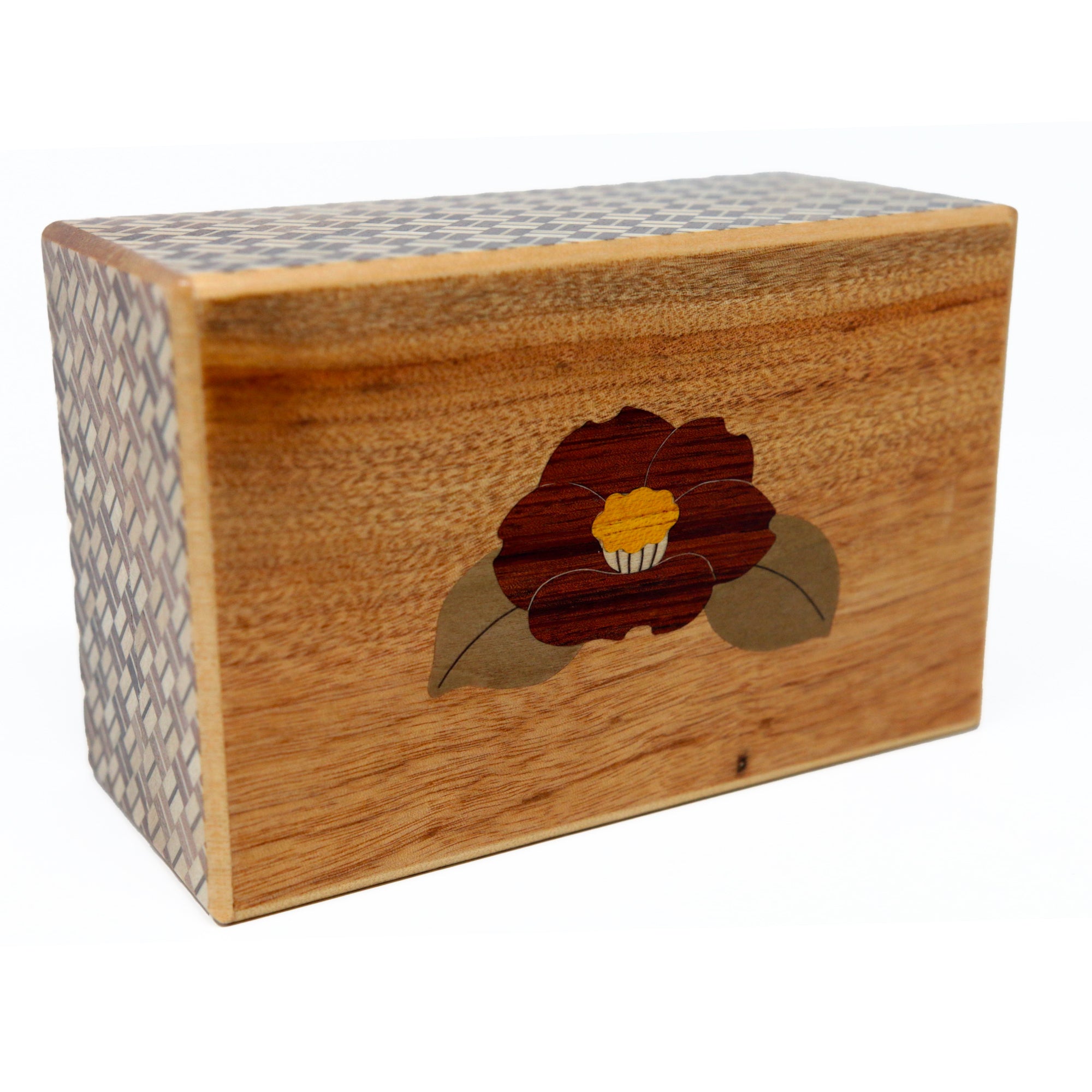 Japanese Puzzle Box - Fuji and Tsubaki - 21 Steps