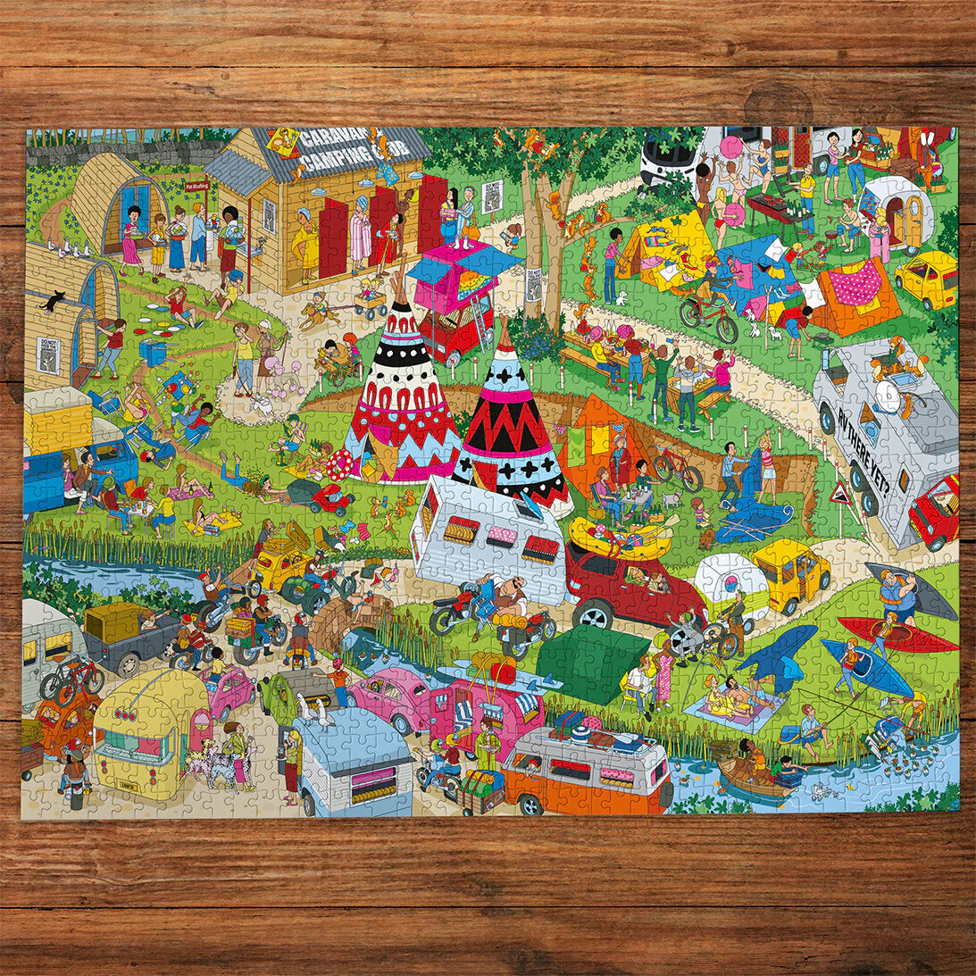 Jokesaws: Campsite Capers Jigsaw - 1000 Pieces