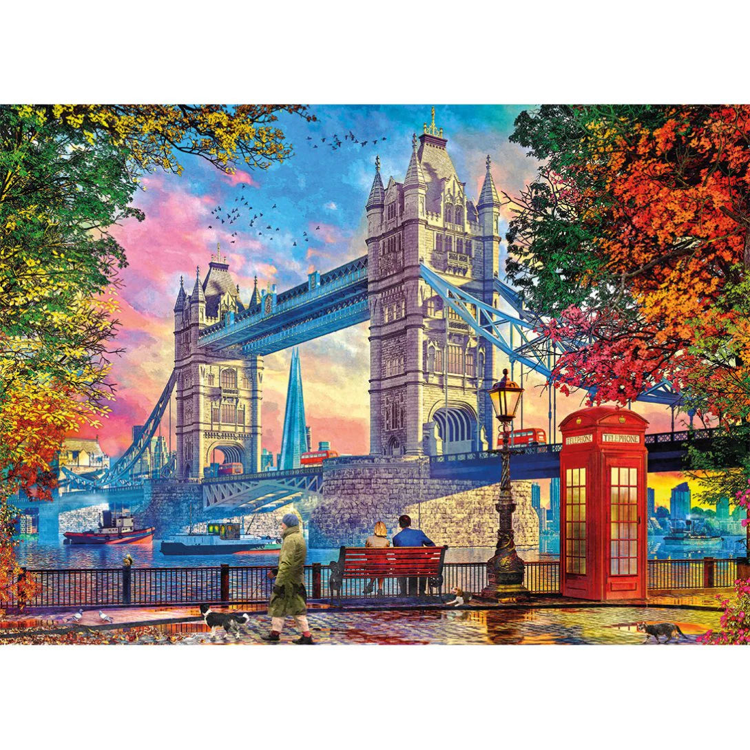 Clearing Skies Over Tower Bridge - 1000 Piece Jigsaw