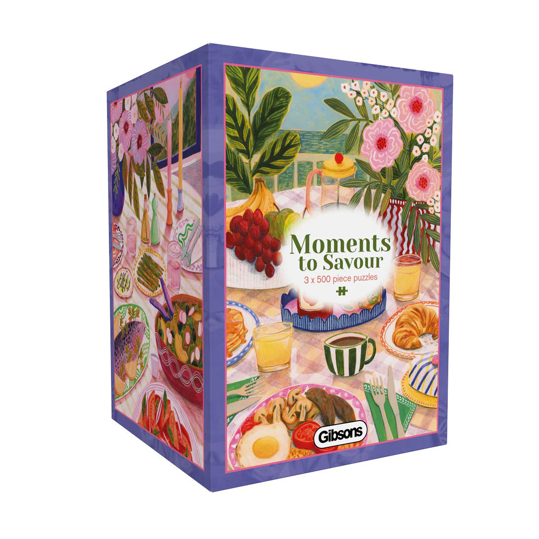 Moments To Savour Jigsaws - 3 x 500 Pieces