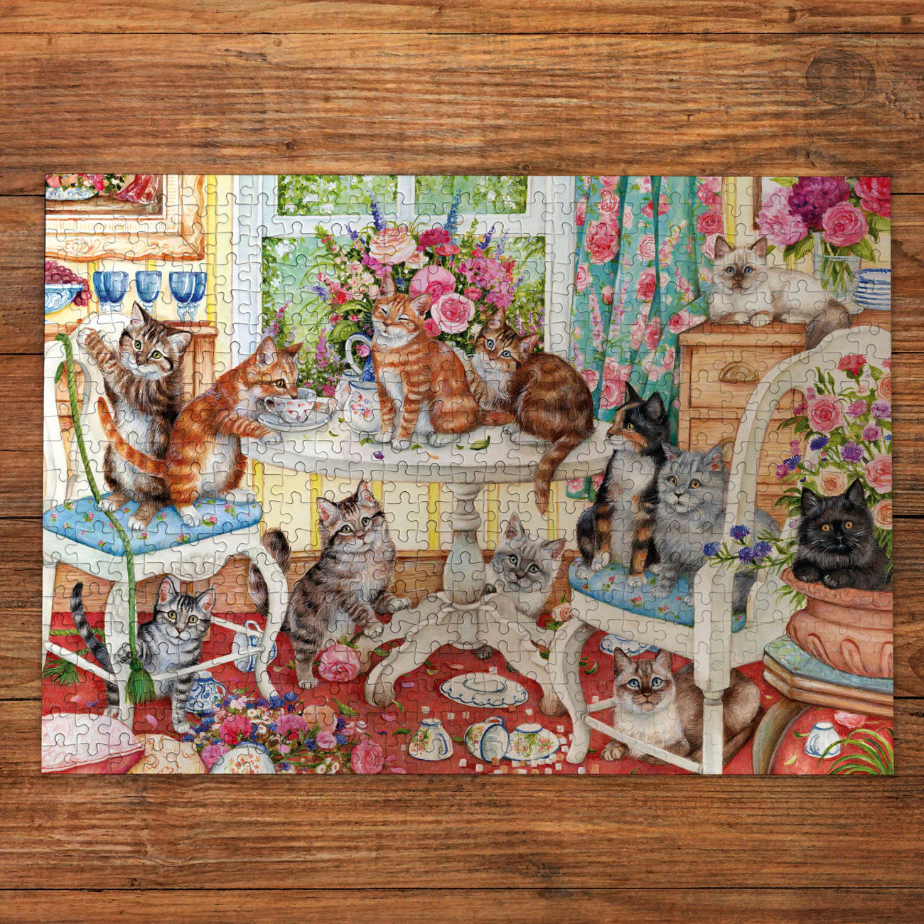 Tails From The Tea Party Jigsaw - 500 Pieces