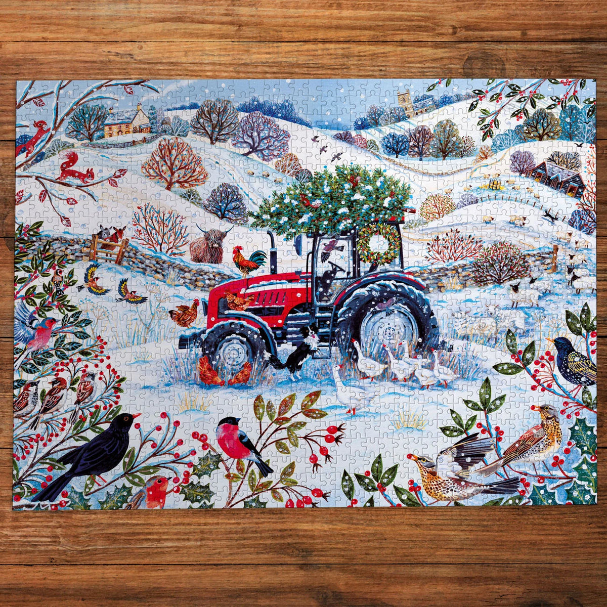 Festive Farm Jigsaw Puzzle