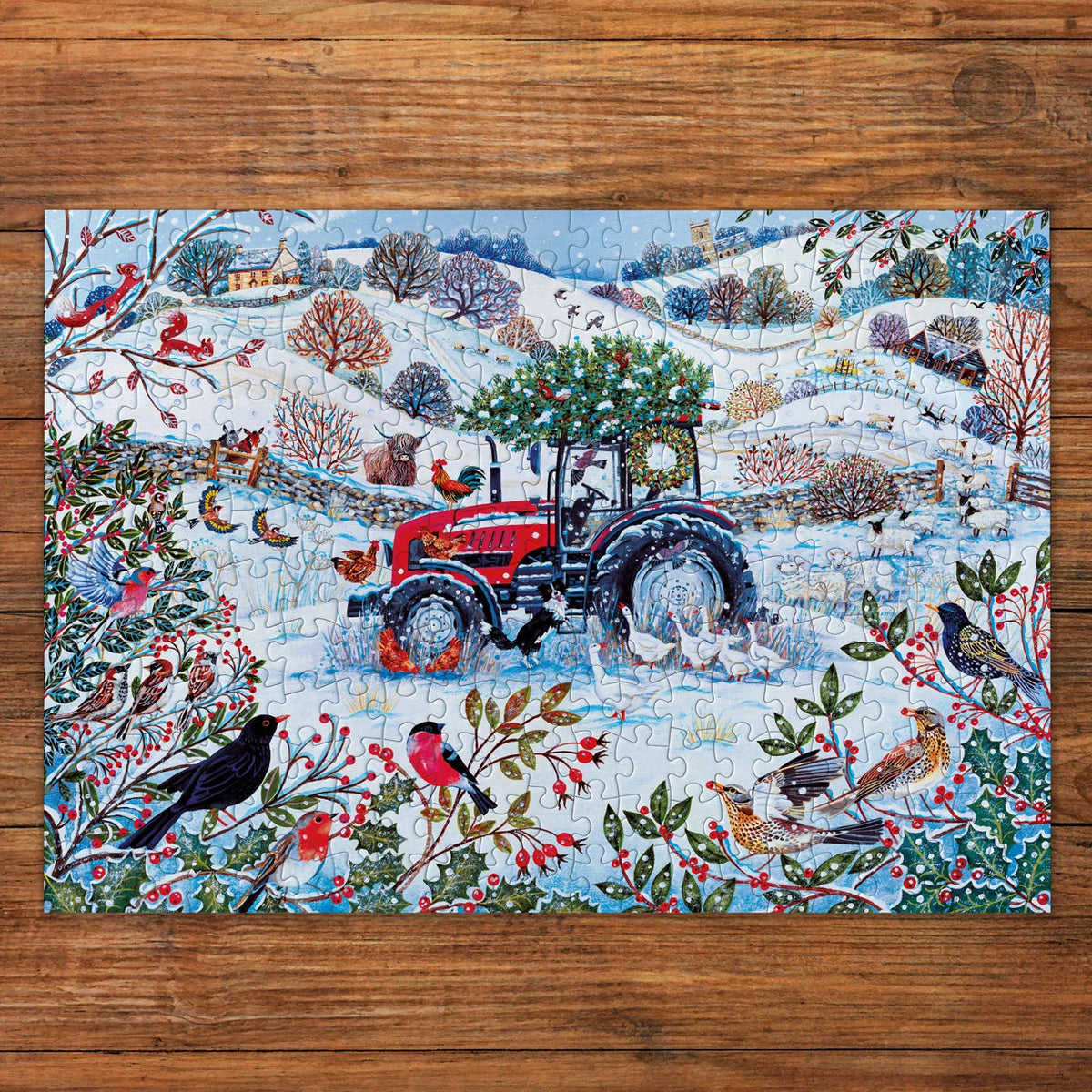 Festive Farm Jigsaw Puzzle