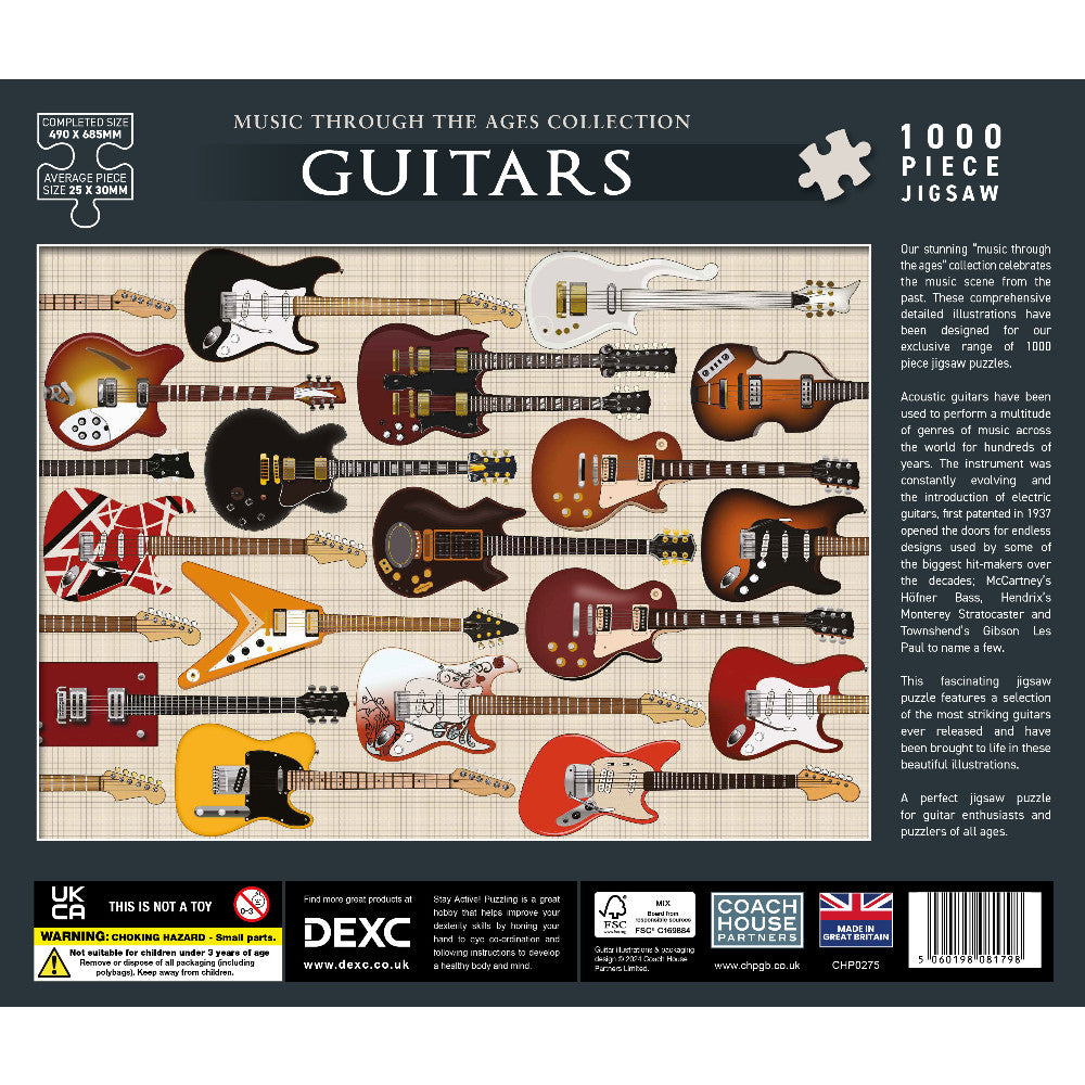 Guitars Jigsaw - 1000 Pieces