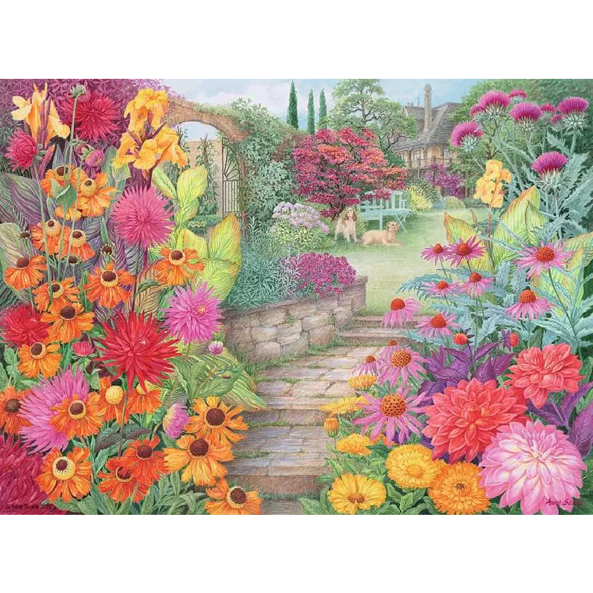 Happy Days No. 4 Glorious Gardens Jigsaws - 4 x 500 Pieces