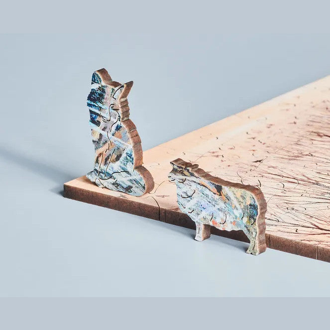 Hare At Sundown Wooden Jigsaw Puzzle