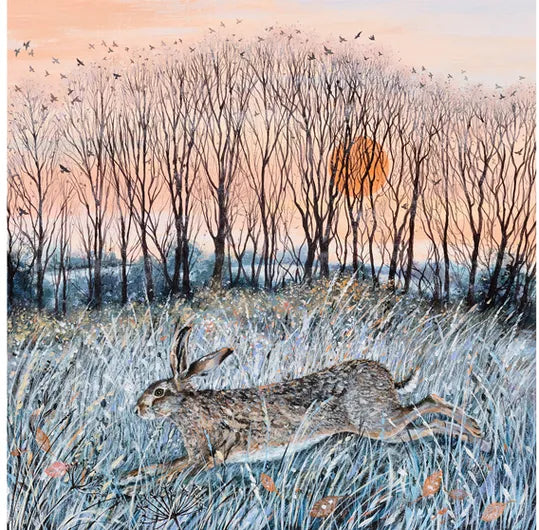 Hare At Sundown Wooden Jigsaw Puzzle