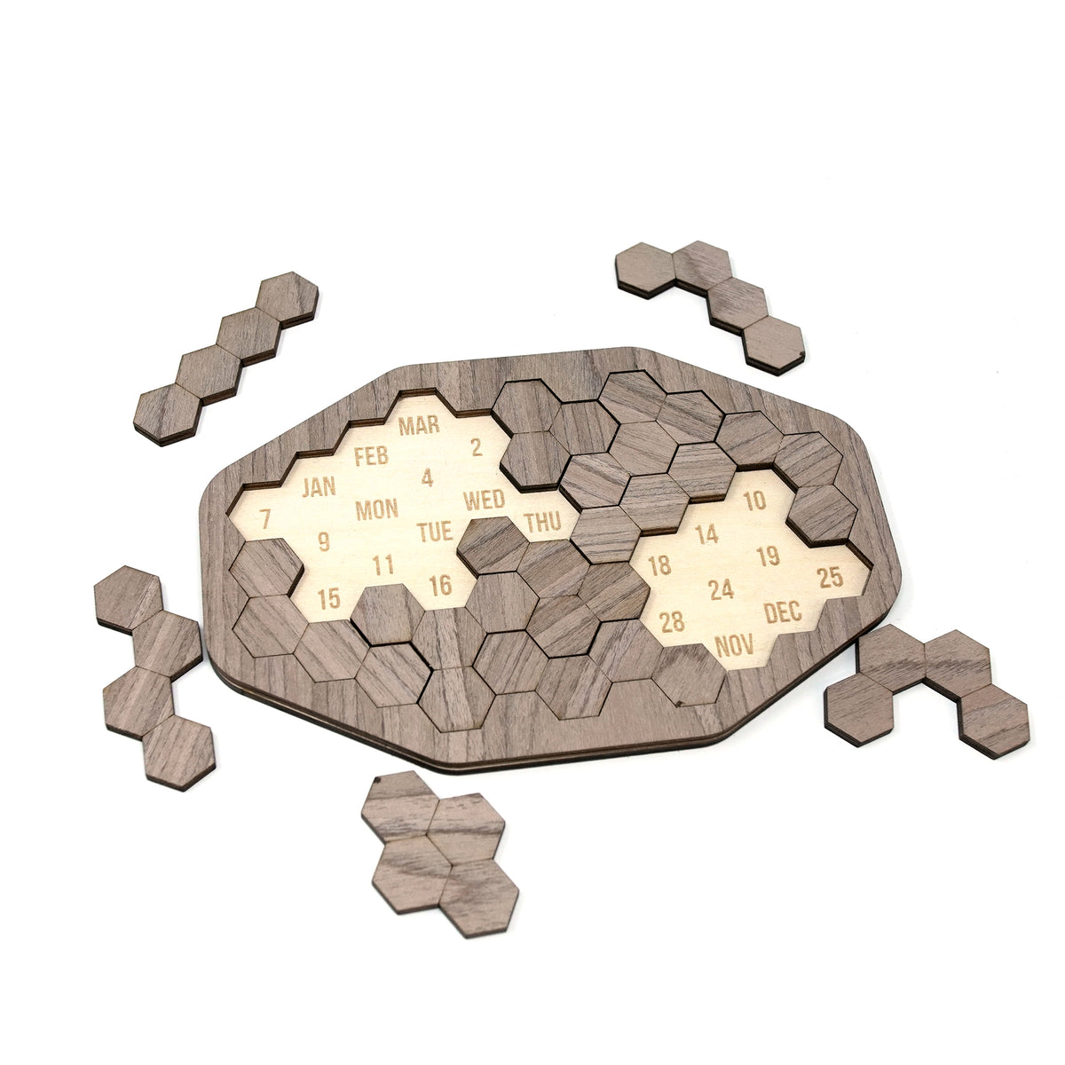 Hex Calendar Puzzle