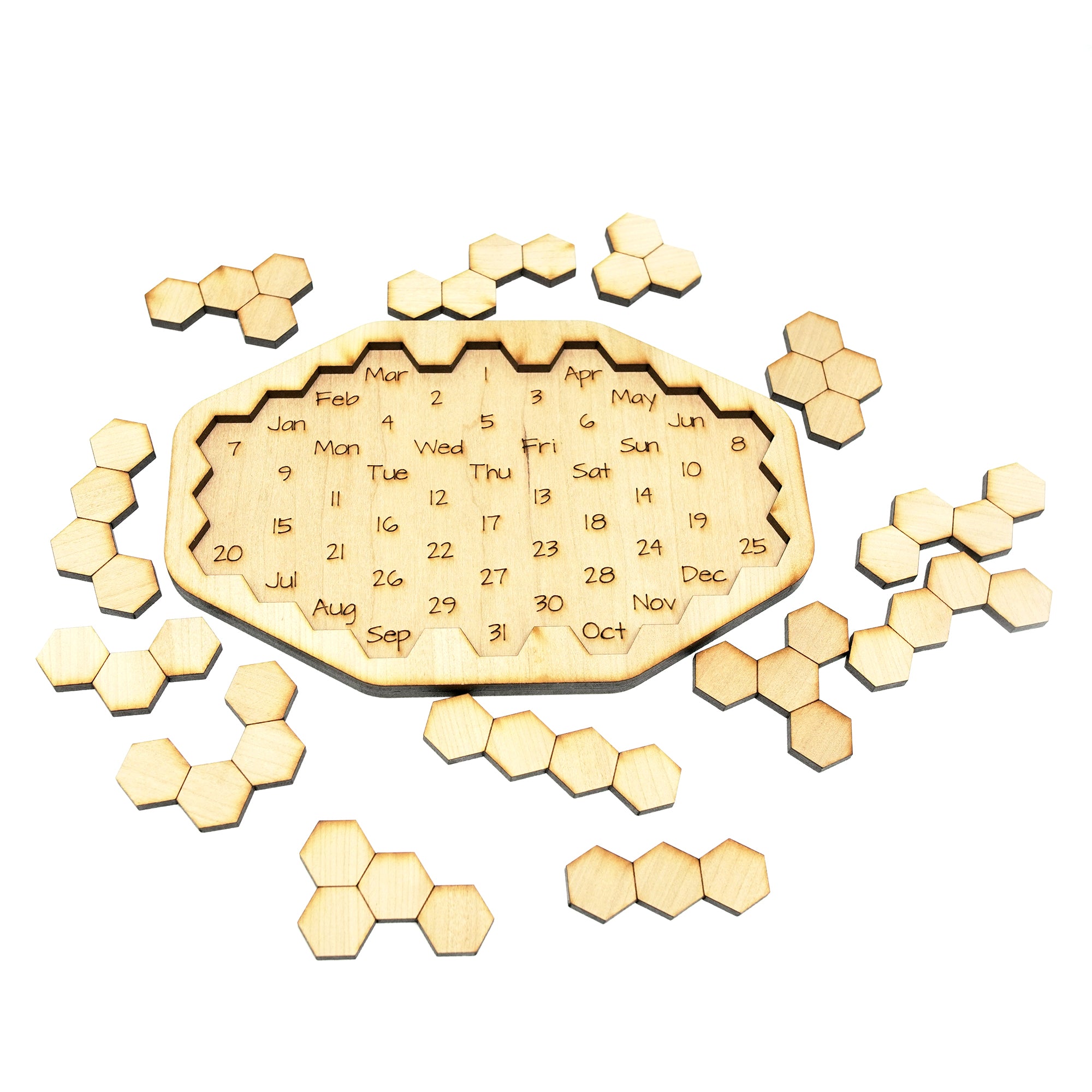 Hex Calendar Puzzle